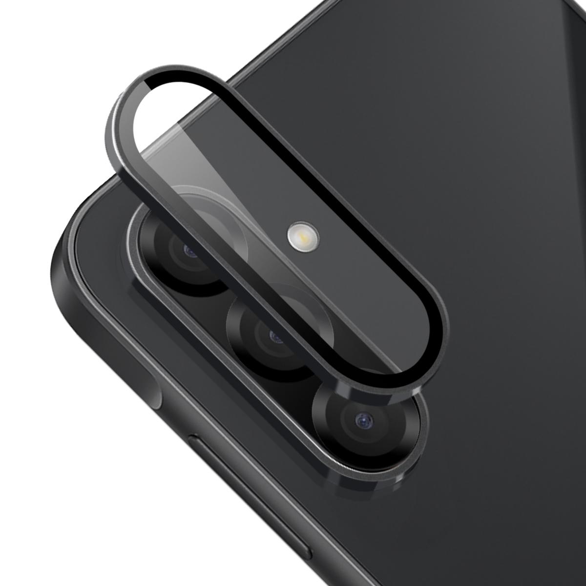 

Захисна плівка для об єктива камери ENKAY Hat-Prince з металевим кільцем для Samsung Galaxy A56 5G/Galaxy A36 5G Black