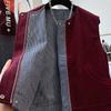 Vest for Women Cotton Autumn Winter Sleeveless Tops Vest Oversize Thickened Vest