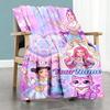 Demon Hunter Girls Customize Text Blanket Cozy Customizable Blanket Soft Warm Cozy Throw For Sofa Bedding Living Room Nap Four Seasons Universal