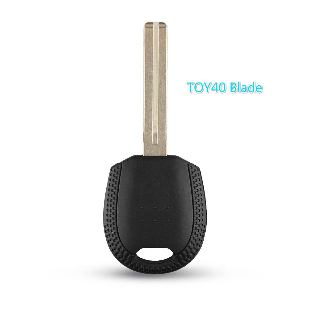 KEYYOU 10X Replacement Blank Car Remote Key Shell Case For Kia Spectra Rio Transponder Chip Key No Chip With Right/Left Blade