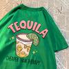 Tequila Cheaper Than Therapy Mens Tops Simplicity Loose Streetwear Creativity Crewneck T-Shirts O-Neck T-Shirt For Women