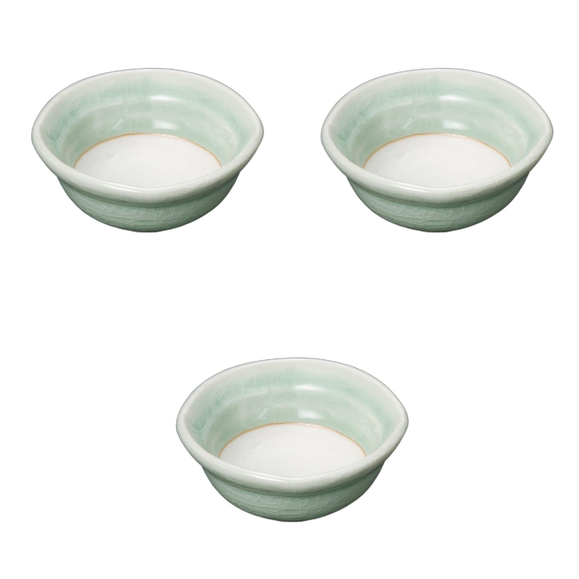 Setomonohonpo of Small Bowls x x Small Ceramic Bowls (Set 3) Glass-Glazed (Small) [9.2 9.2 4cm]