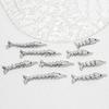 1 Piece Brass Ocean Jewelry Pendants Gold Color Fish Animal Movable Green Cubic Zirconia Eyes For DIY Jewelry Making Necklace