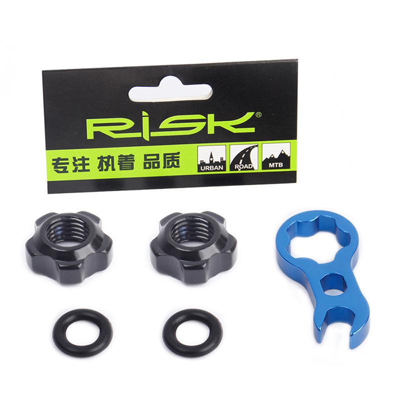 

1Set Mountain Bike Presta French Valve Nut Tool Set with Install Wrench Fixed Nut Washer Tire Protection Accessories