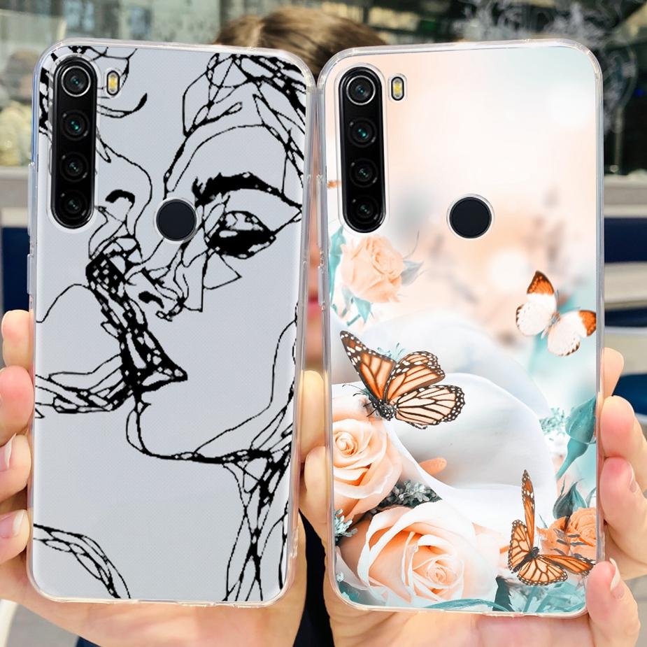 For Xiaomi Redmi Note 8 Case Redmi Note 8T Clear Silicone Soft Slim Phone Case For Xiaomi Redmi Note 8 Pro Note8 Back Cover Capa