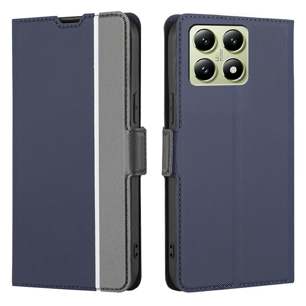 For Xiaomi 14T Case Card Holder Twill Texture Leather Phone Cover