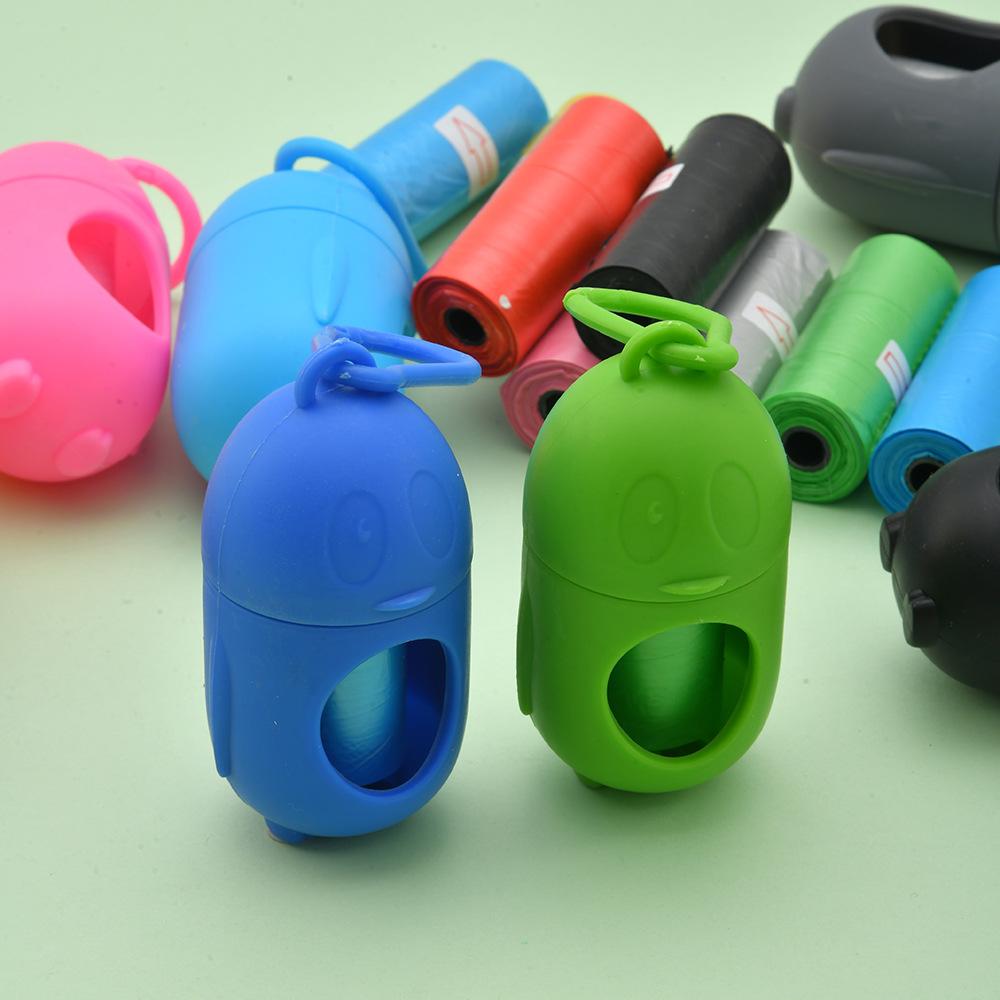 Penguin Pet Garbage Bag Dispenser Portable Cleaning Bag For Walking Dogs