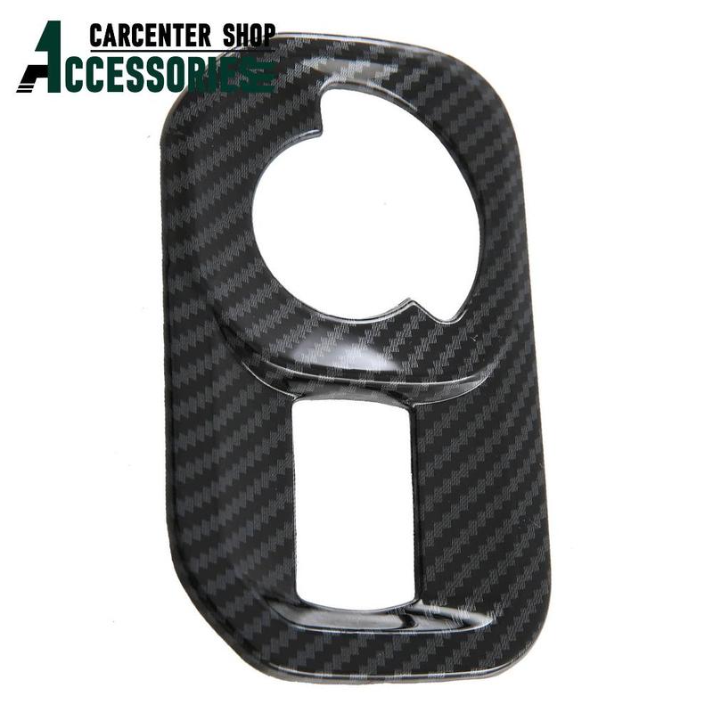 Fit for Dodge Ram 1500 - Headlight Control Cover Trim Left-hand Side ABS Carbon Fiber Car Styling Accessories