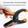 6/8 Inch Ratcheting Hand Clamps Spring Clamps Jaw Opening Clamping Force DIY Plastic Nylon Clamp For Gluing Securing