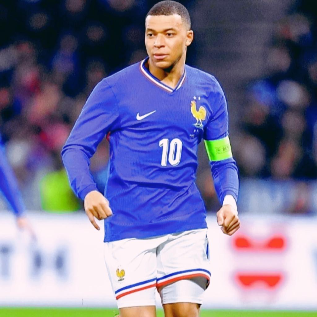 Euro 2024 France Away Strip Mbappe 10