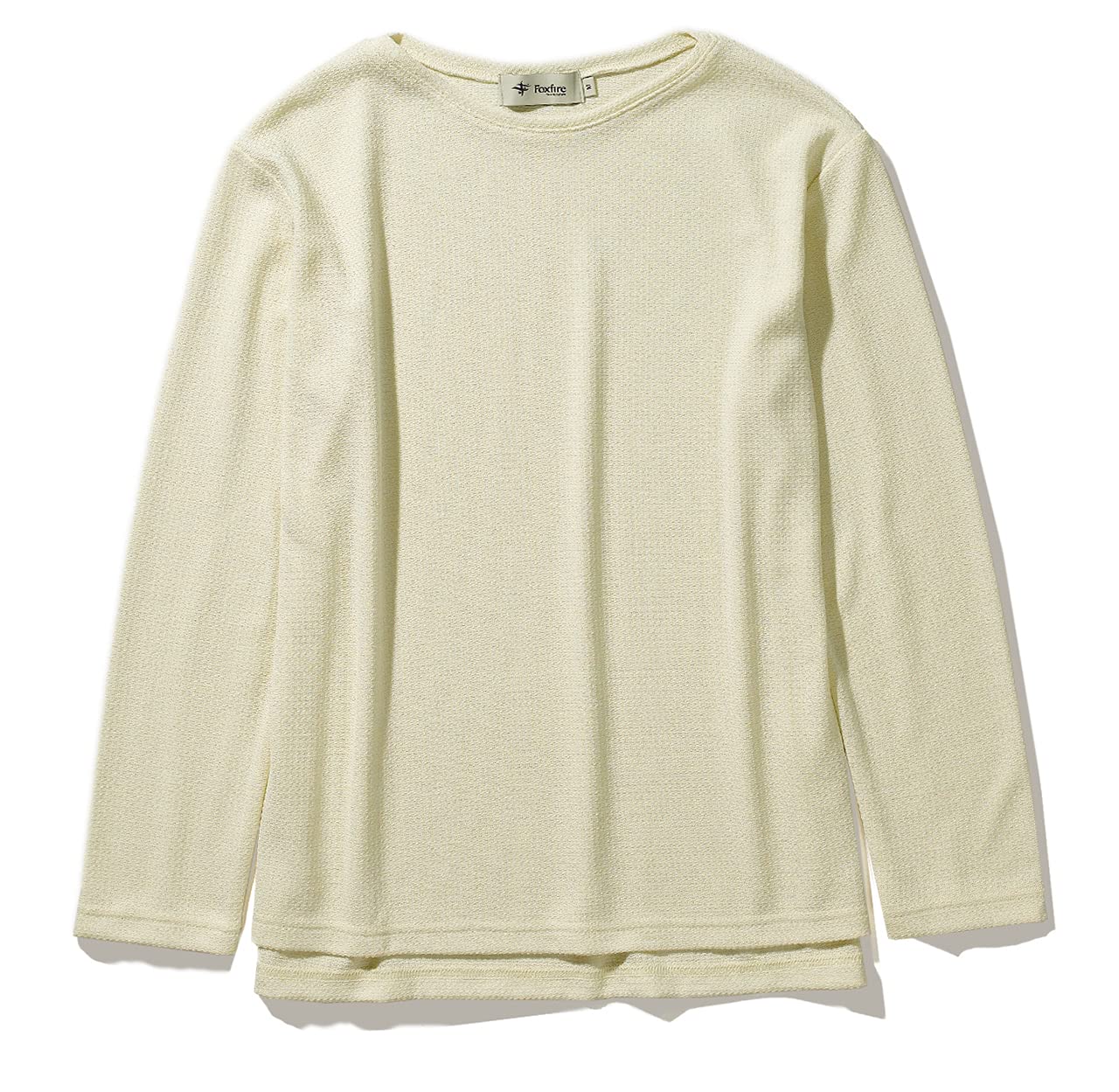 

Foxfire TS Thermal Jacquard Crew T-Shirt (8115109), Moisture-Wicking and Quick-Drying, Women s, Off-White, Size L