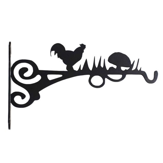 Wall Plant Hanger Metal Coated Wall-mounted Hook Rust-Proof Indoor Outdoor Bracket