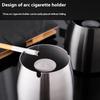 Stainless Steel Ashtray Medium Size Thickened Cigarette Holder Anti Flying Ash Shatterproof Without Lid