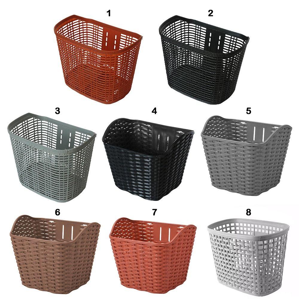 Hollow Children Bike Basket Multicolors Scooter Handlebar Basket Rear Cycling Accessories
