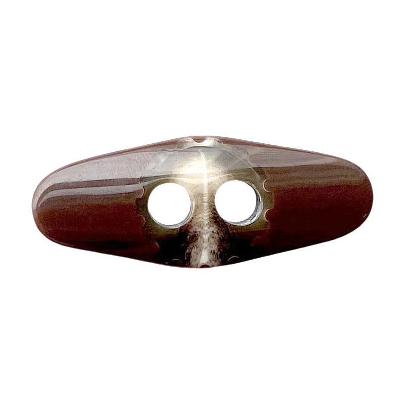 5Pcs Oval Olive Button Down Jacket Rope Button Double-Sided Nylon Coat Decorative Resin Button Clothing Accessory Button