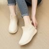 Men's and women's water shoes short tube thickened non-slip rubber shoes fashion shoes Martin snow kitchen waterproof boots couple rain shoes
