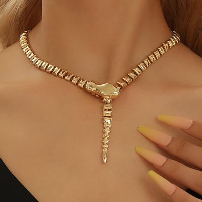 Schlangenhalskette im europäischen und amerikanischen Design für Damen, Partygeschenke, moderner Schmuck, Accessoires