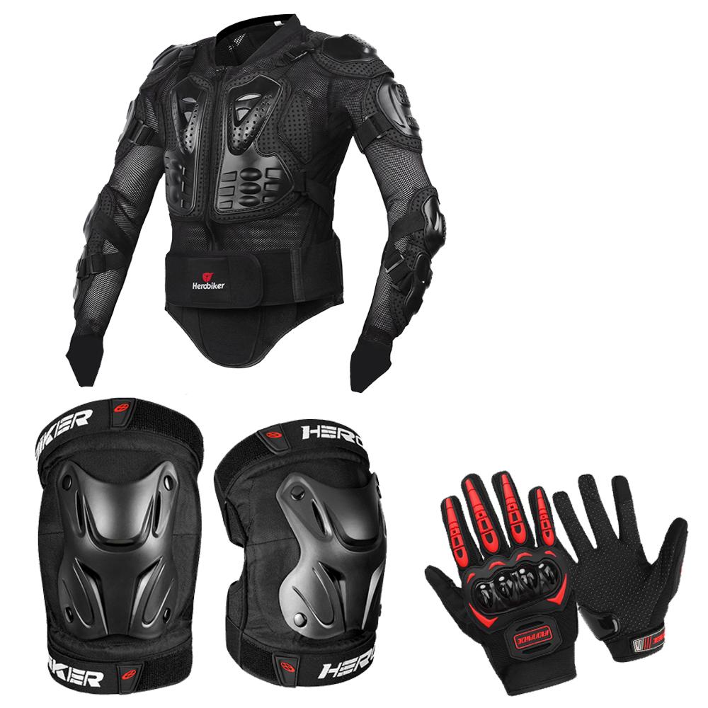 New Motorcycle Jackets Men's Body Armor Protection Jackets CE Protector Motorbike Motocross Jacket Moto Riding Protective Gear