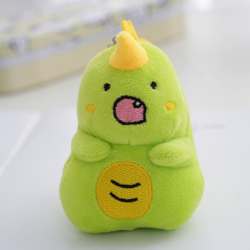 Adorable Mischievous Dinosaur Plush Doll Keychain Mini Toy Soft Short Plush