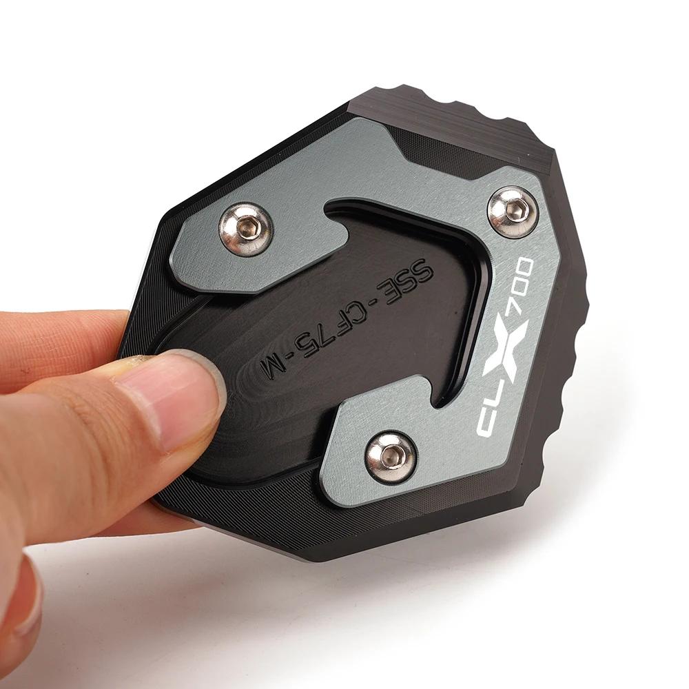 For CLX 700 700CL-X 700CLX Heritage clx700 CL-X CL-X700 Adventure Accessories Motorcycle Kickstand Side Stand Extension Plate