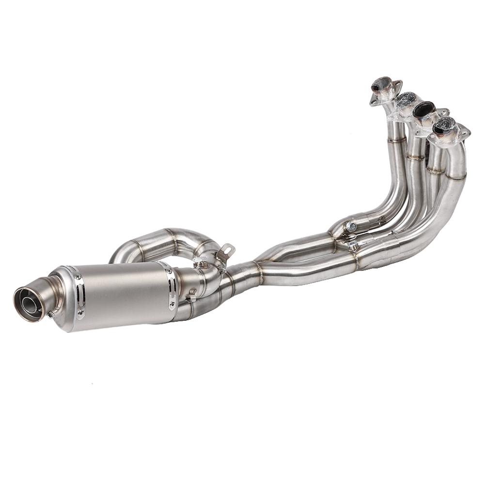 Motorcycle Full Exhaust System Vent Front Pipe Link Connect for Yamaha  YZFR6  20062018