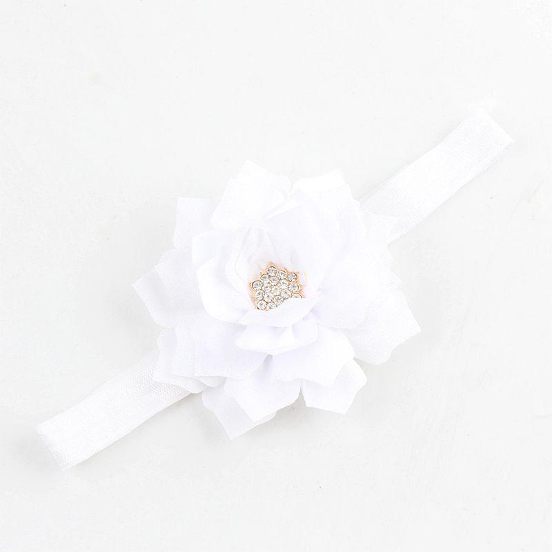 European & American Baby Rhinestone Lotus Headband – 13 Colors