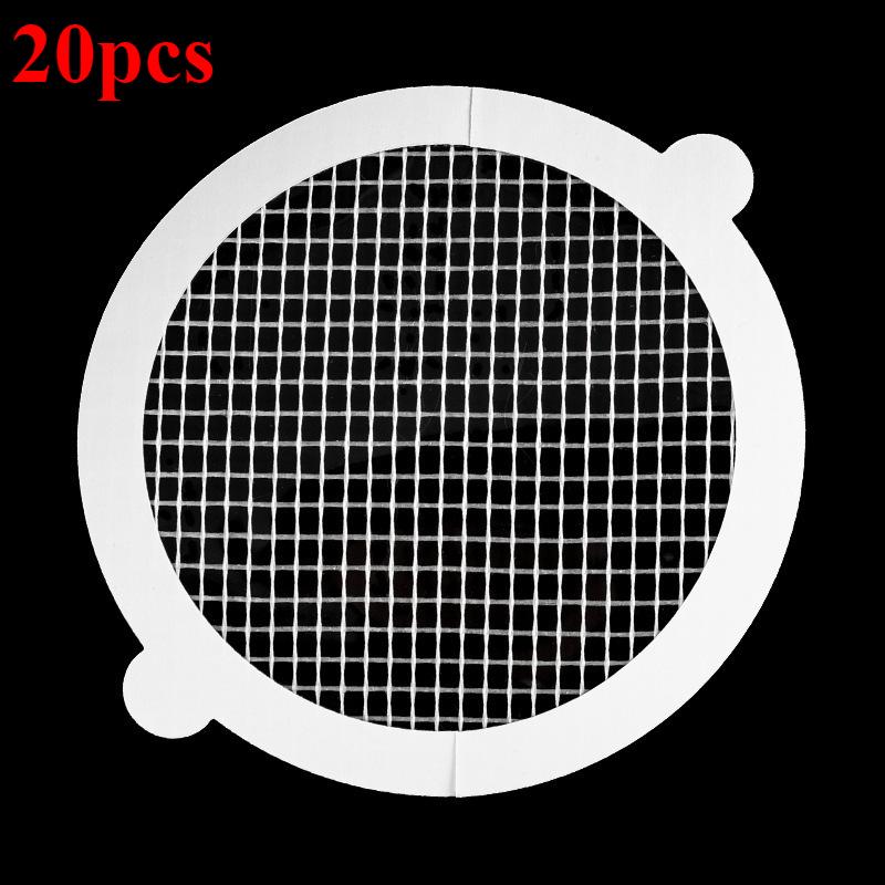 

Одноразовый антиблокировочный фильтр, наклейка на слив в полу, сетка, улавливатель волос, заглушка для сливного отверстия в душе, блокировщик раковины на кухне и в ванной 20PCS серый
