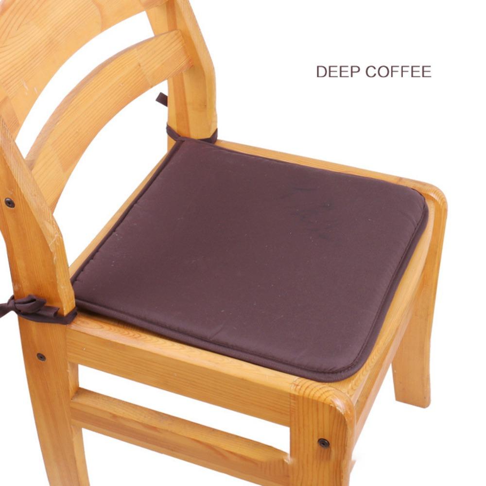 40X40cm Seat Cushions Washable Foam Cushions Comfortable Chair Pads Outdoor кофейный