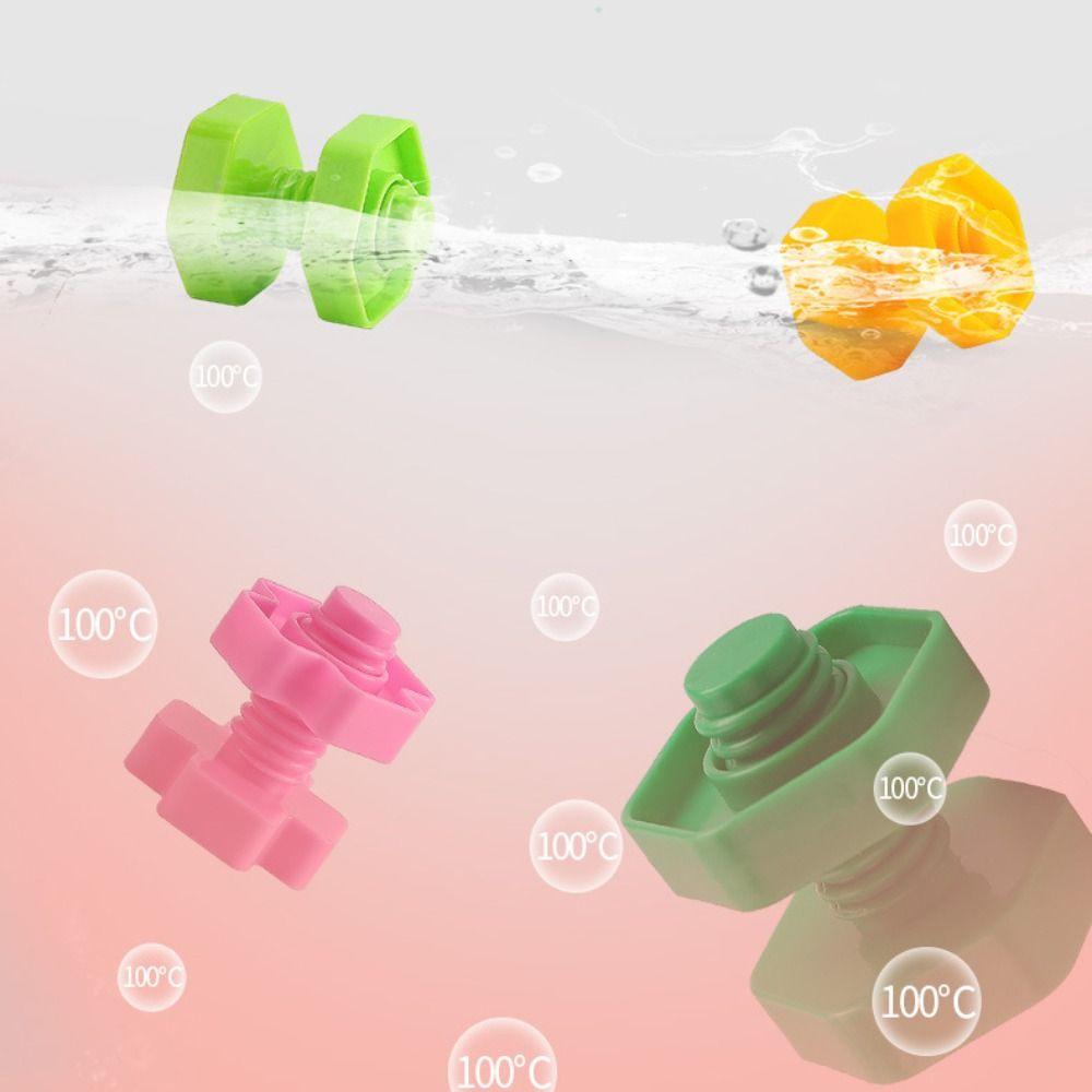 Screw Shape Screw Building Blocks Educational Nut Shape Toys Plastic Insert Blocks  Kids Gift