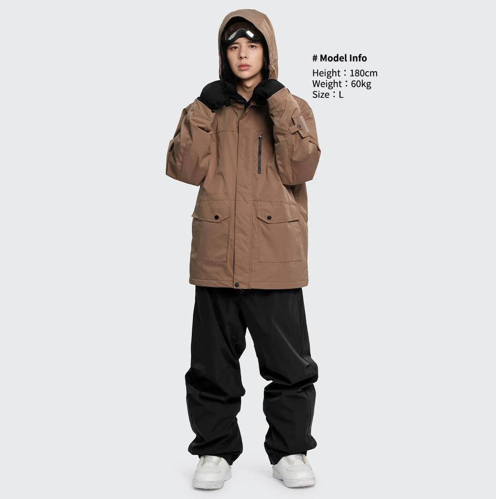 Acrais Jacket LSW01 L MK 01 Men's Snowboard/Ski (Single Item)