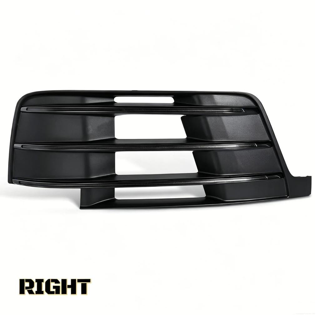 Front Bumper Fog Light Grilles Matte Black Weather Resistant High Durability for Q7 Exterior Auto Parts