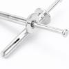 White Zinc-Plated M6 American Expansion Screw for Cement Walls