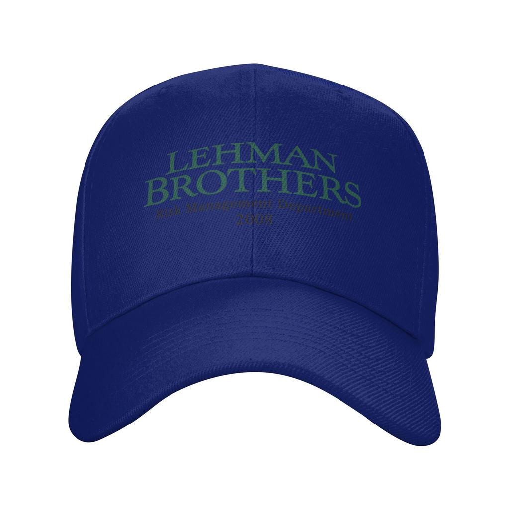 Lehman Brothers Risk Management 2008 Financial Crisis Intern Casual Baseball Cap Summer  Trucker Hat Outdoor Sport Snapback Cap