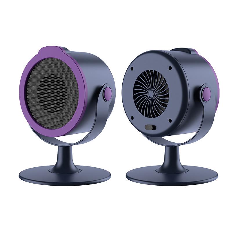 Ventilator compact de birou: Mini Încălzitor Electric cu Încălzire Rapidă pentru Acasă și Birou