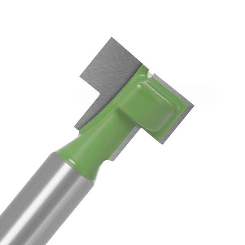 1/3 pz 1/4 pollice 6 mm gambo T slot router bit bullone esagonale foro chiave foro chiave lavorazione del legno fresa fresa finale