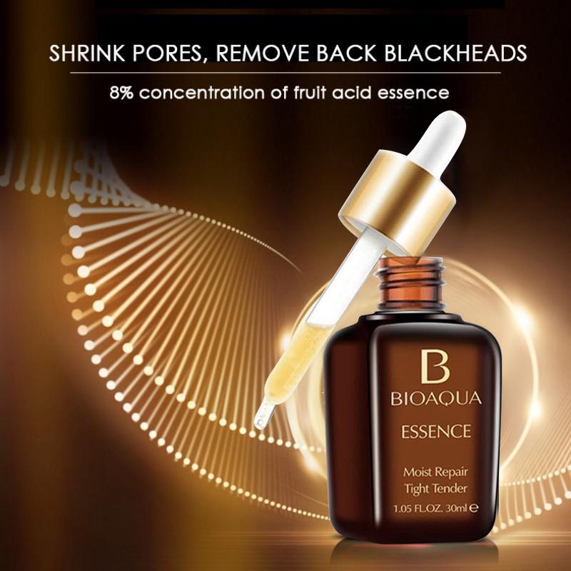 30ml Fruktsyre Ansiktshudserum Krympe porer Essens Fuktighetsgivende Hudpleie Reparasjon Whitening Anti-aldring Skjønnhetsprodukter