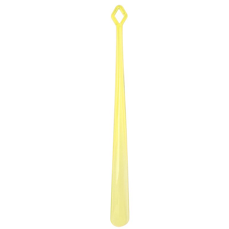 Crystal Smooth Long Handle Shoehorn - No Splinters, Pregnant Women and Elderly-Friendly, No Bending Needed, Hangable Design.