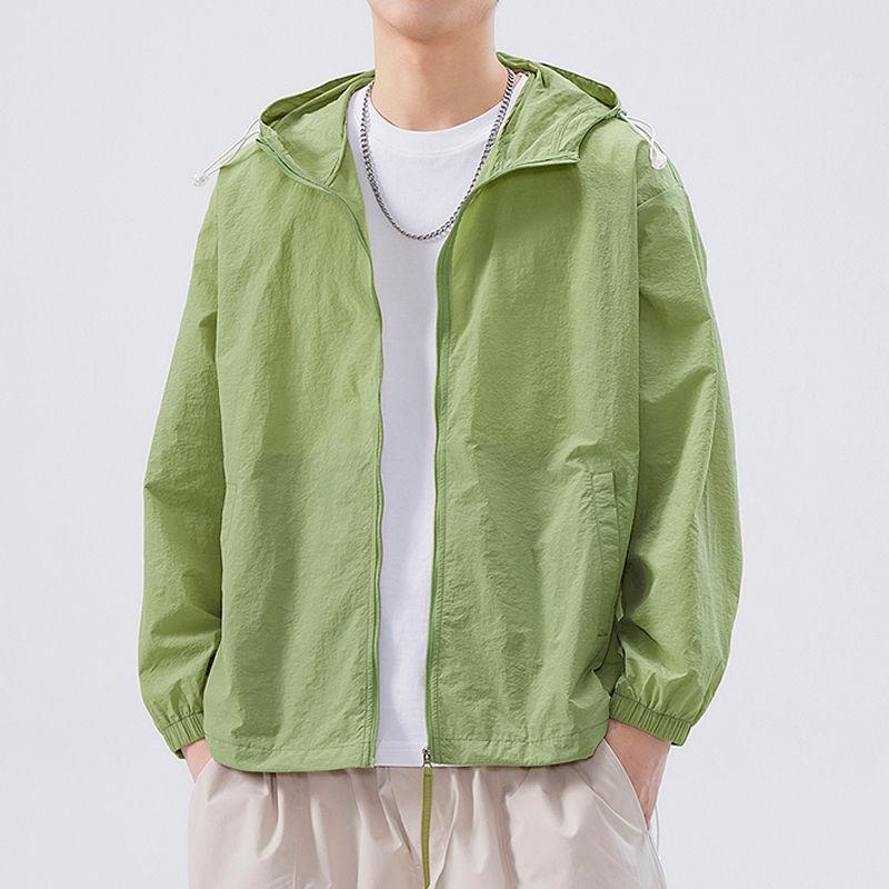 Men's  Modest Blue Cover Up Summer Lightweight Breathable Loose Fit Outdoor Office Appropriate Sun Protection