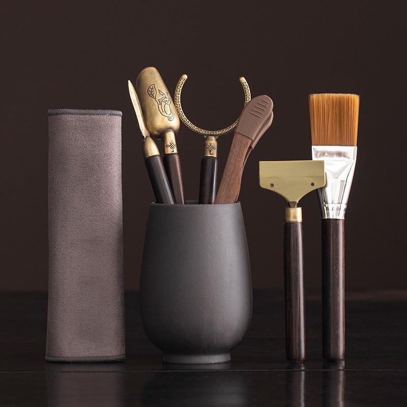 Tea Ceremony Accessories Set Kung Fu Tea Set Accessories Daquan Tea Brewing Tools Tea Leak Tea Pen Tea Clip Tea Scissors