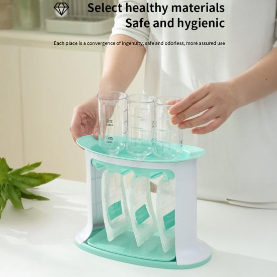 Yousheng Homemade Babies Food Squeeze Station with Reusable Bags Dishwasher Safe BPA-Free Toddlers Puree Food Maker Pouch Filling Station