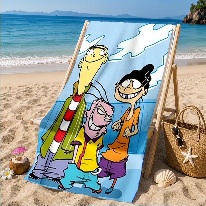 Ed Eddy Mystery Beach Towel, Microfiber Beach Towel, Perfect For Pool, Beach, Travel, Home Decor Beach Party Fan Gifts