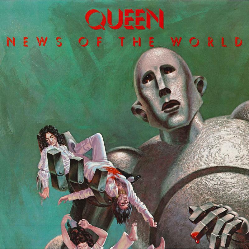 LP Record QUEEN - News Of The World 6E112 ELEKTRA 1977 US Rock Used