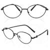 Reading Blue Light Resin Titanium A32 [KIHASU] Glasses, Blocking, Women's, Lenses, Alloy, Black, +2.0 Power,
