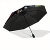 1pc Avengers Automatic Folding Umbrella, 8-Rib Portable & Foldable Design, All-Season Use, Highqualityy0722059