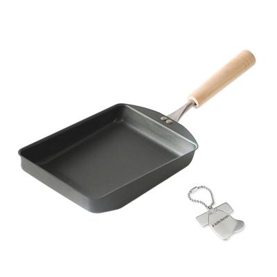 Frying Pan Takumi Tamagoyaki Nano Embossed Gas IH Compatible Made In Japan Original T Included J-kitchens Kankiri-kun