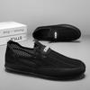 Fashion 2025 Hot Sale Men Loafers Shoes Breathable Slip On Mens Shoes Lightweight Flat Sneakers Men Walking Shoes Outdoor Mesh Footwear