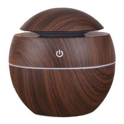 Ahşap Desenli Nemlendirici Kompakt Taşınabilir 5V 2W USB Nemlendirici Yatak Odaları Oturma Odaları Ofis Araba için