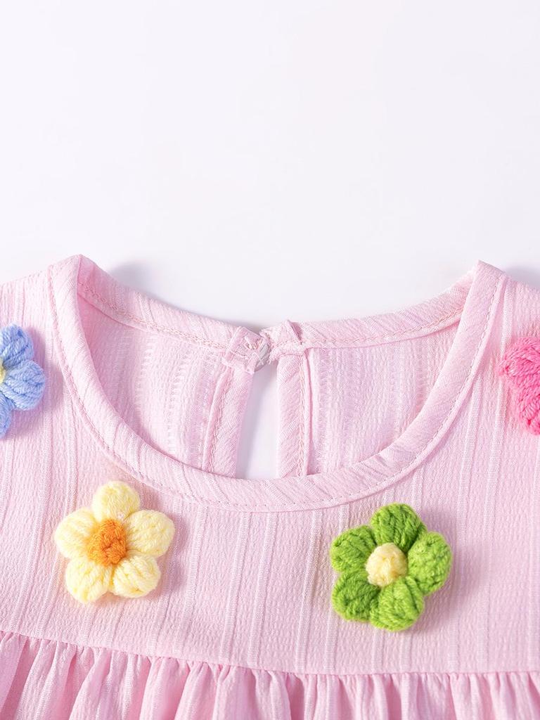 European and American Style Summer Floral Dresses for Girls