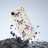 For iPhone 17 Air Case Purple Butterflies Pattern Printing Straight Edge TPU Phone Back Cover
