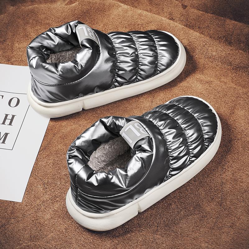 

Мужские зимние сапоги 2025 теплые и утолщенные с начесом, большие хлопковые ботинки на Северо-Востоке, мужские ботинки-хлебцы для пожилых 45